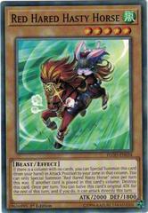 Red Hared Hasty Horse - FLOD-EN034 - Common - 1st Edition