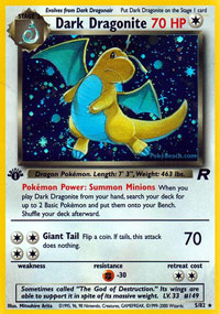 Dark Dragonite Holo + Dark Persian Holo retailer