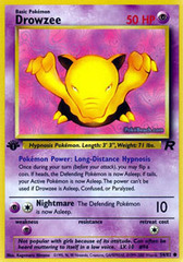 Drowzee - 54/82 - Common - 1st Edition