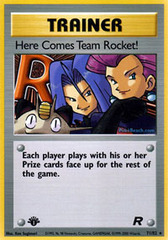 Here Comes Team Rocket! - 71/82 - Rare - 1st Edition