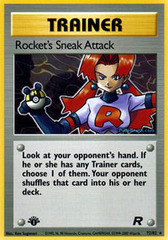 Rocket's Sneak Attack - 72/82 - Rare - 1st Edition