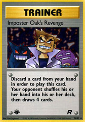 Imposter Oak's Revenge - 76/82 - Uncommon - 1st Edition