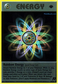 Rainbow Energy - 080/82 - Rare - 1st Edition