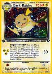 Dark Raichu - 83/82 - Secret Rare - 1st Edition