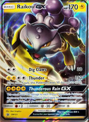 Raikou GX - SM121 - Wave Holo Promo - Legends of Johto GX Collection - SM Black Star Promo