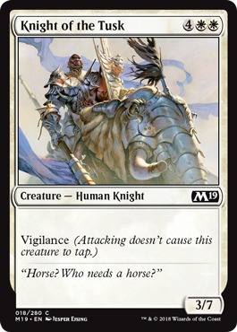 Knight of the Tusk - Foil