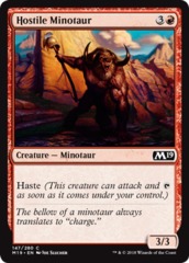 Hostile Minotaur - Foil