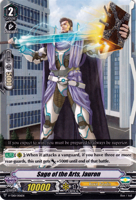 Sage of the Arts, Jauron - V-TD01/006EN