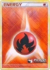 Fire Energy - 2010 Crosshatch Holo Play! Pokemon Promo