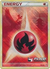 Fire Energy - 89/95 - Call of Legends Crosshatch Holo Play! Pokemon Promo