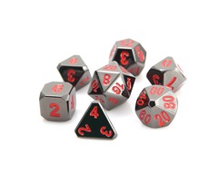 Forge Dice - Sinister Chrome w/ Red