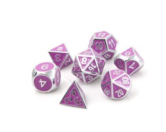 RPG Gothica Set - Shiny Silver w/ Light Purple