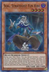 Seal, Strategist Fur Hire - DASA-EN018 - Super Rare - 1st Edition