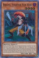 Bravo, Fighter Fur Hire - DASA-EN019 - Super Rare - 1st Edition