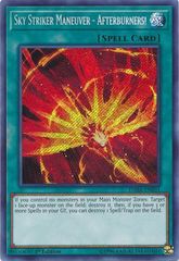 Sky Striker Maneuver - Afterburners! - DASA-EN031 - Secret Rare - 1st Edition