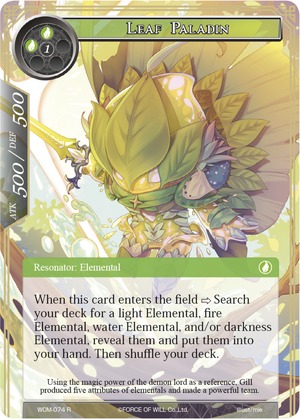 Leaf Paladin - WOM-074 - R