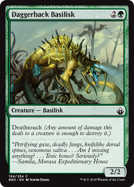 Daggerback Basilisk - Foil