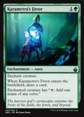 Karametra's Favor - Foil