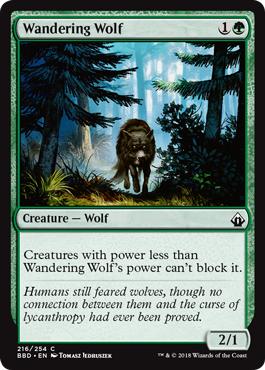 Wandering Wolf - Foil