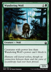 Wandering Wolf - Foil