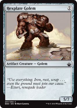 Hexplate Golem - Foil