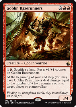 Goblin Razerunners - Foil