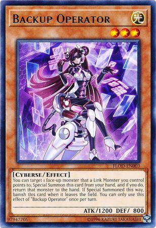 Backup Operator - FLOD-EN003 - Rare - Unlimited Edition