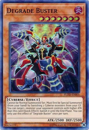 Degrade Buster - FLOD-EN005 - Super Rare - Unlimited Edition