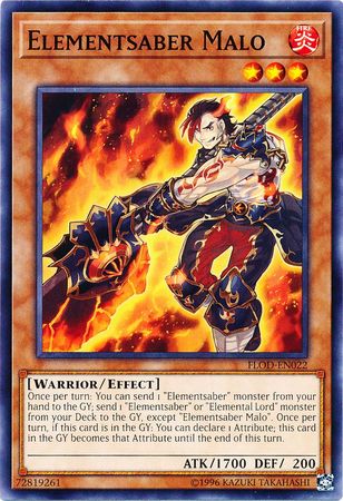 Elementsaber Malo - FLOD-EN022 - Common - Unlimited Edition