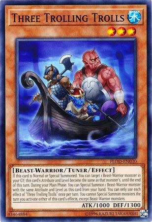 Three Trolling Trolls - FLOD-EN030 - Common - Unlimited Edition