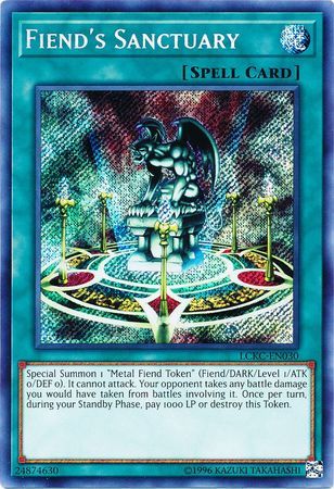 Fiends Sanctuary - LCKC-EN030 - Secret Rare - Unlimited Edition