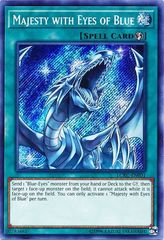 Majesty with Eyes of Blue - LCKC-EN031 - Secret Rare - Unlimited Edition