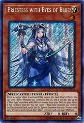 Priestess with Eyes of Blue - LCKC-EN016 - Secret Rare - Unlimited Edition