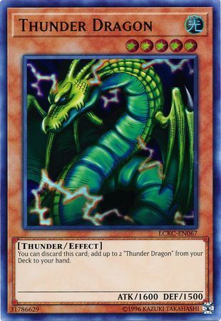 Thunder Dragon - LCKC-EN067 - Ultra Rare - Unlimited Edition