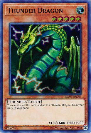 Thunder Dragon - LCKC-EN067 - Ultra Rare - Unlimited Edition