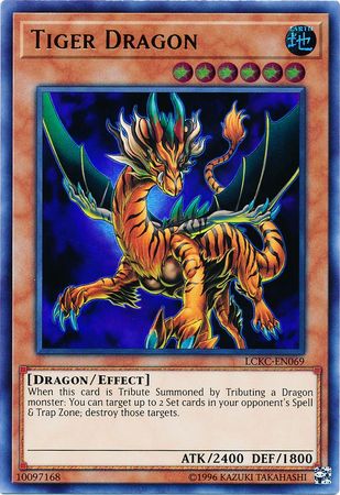 Tiger Dragon - LCKC-EN069 - Ultra Rare - Unlimited Edition Tiger Dragon - LCKC-EN069 - Ultra Rare - Unlimited Edition