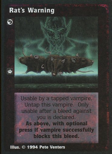 Rats Warning