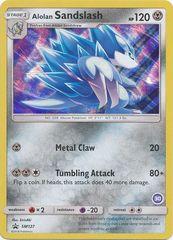 Alolan Sandslash - SM127 - Promo - Water Web Holo (Sandslash Deck 30)