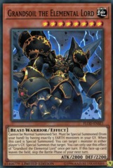 Grandsoil the Elemental Lord - FLOD-ENSE1 - Super Rare - Limited Edition