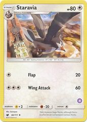 Staravia - 82/111 - Uncommon (Sandslash Deck 4)