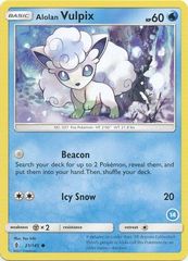 Alolan Vulpix - 21/149 - Common (Ninetales Deck 29)