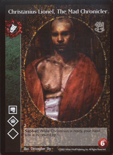 Christanius Lionel, The Mad Chronicler