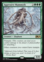 Aggressive Mammoth - Planeswalker Deck