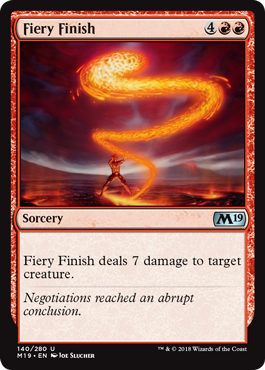 Fiery Finish - Foil