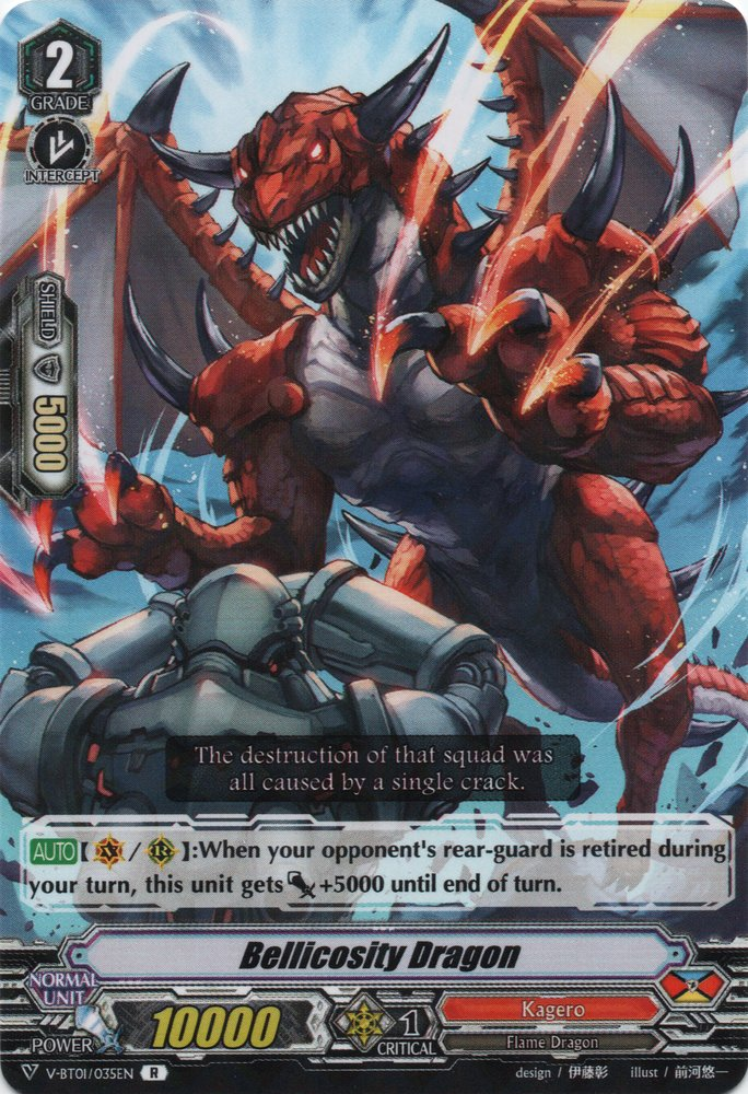 Bellicosity Dragon - V-BT01/035EN - R