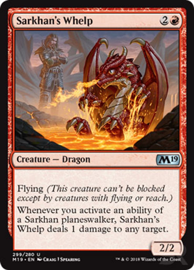 Sarkhans Whelp - Planeswalker Deck Exclusive