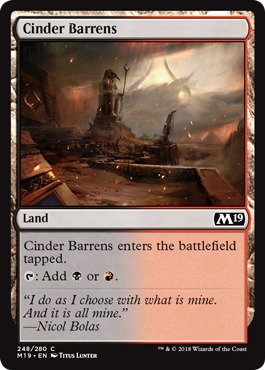 Cinder Barrens - Foil