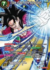 Triple Flash SS4 Son Goku - BT4-003 - SR