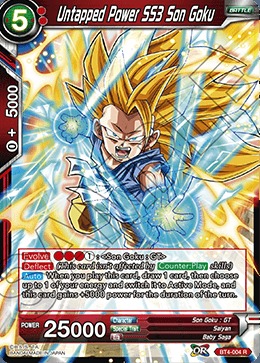 Untapped Power SS3 Son Goku - BT4-004 - R