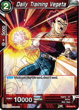 Daily Training Vegeta - BT4-011 - C